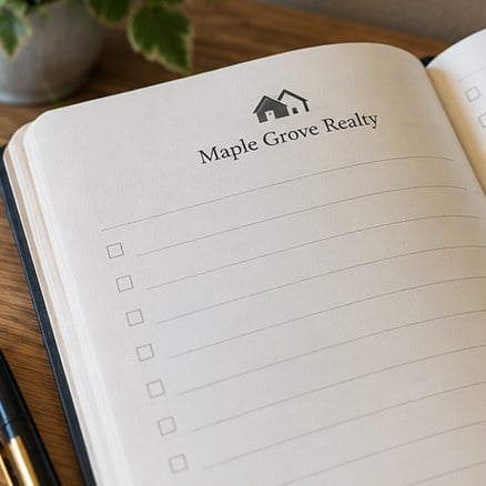 Custom planner inside pages with a logo