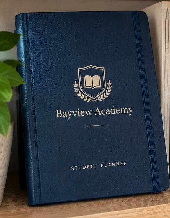 Example of a custom student planner
